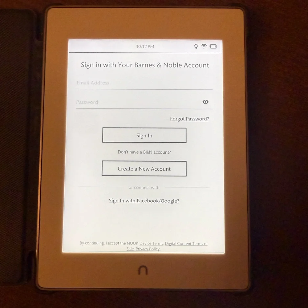 Barnes & Noble Nook eReader - paper edition